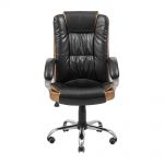 Крісло комп'ютерне Каліфорнія Ю - Хром - Лаккі Беж + Рейнбоу Бронзе