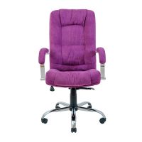 Крісло комп'ютерне Альберто - Хром - Місті Фіолет