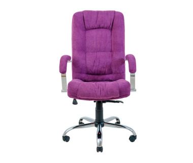 Крісло комп'ютерне Альберто - Хром - Місті Фіолет