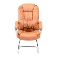 Крісло комп'ютерне Каліфорнія Ю - СФ Хром - Мустанг Карамель