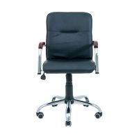 Крісло комп'ютерне Самба Ролл - Хром – оббивка на вибір