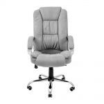 Крісло комп'ютерне Каліфорнія Ю - Хром - Бонд 16 Грей