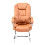 Крісло комп'ютерне Каліфорнія Ю - СФ Хром - Мустанг Карамель