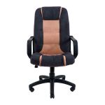 Крісло комп'ютерне Челсі - Пластик - Місті ДК Грей + Місті Какао