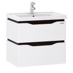 Підвісна тумба для ванної з умивальником Канте Alessa Air 60 венге