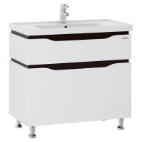 Тумба для ванної Alessa 70 венге з умивальником Канте