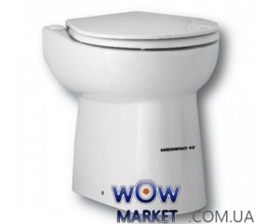 Унитаз-компакт с насосом-измельчителем SaniCompact 43 SFA (Саникомпакт 43)