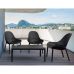 Кофейный столик Siesta (Sky lounge table), арт. 104 Black в интернет магазине мебели "Меблі Даром"