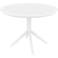 Стол Siesta 124 Sky Table Ø105 White