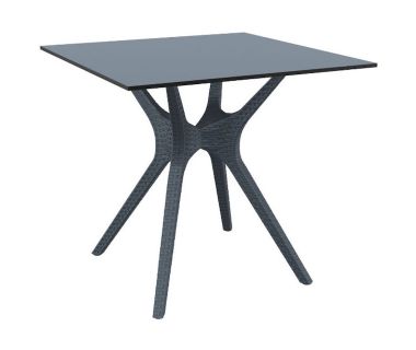 Стол Siesta с ротанговой ножкой (Ibiza Table 80) Арт. 863 Grey Стол Siesta с ротанговой ножкой (Ibiza Table 80) Арт. 863 Grey