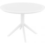 Стол Siesta 124 Sky Table Ø105 White