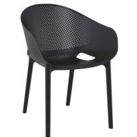 Кресло штабелированное Siesta 151 Sky Pro Black