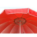 Зонт 2.5 м 12 спиц с ветровым клапаном и серебряным напылением