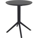 Стол Siesta складной 121 Sky Black Ø60