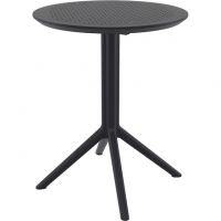 Стол Siesta складной 121 Sky Black Ø60