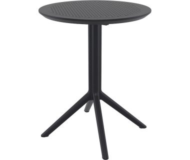 Стол Siesta складной 121 Sky Black Ø60