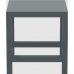 Стол барный Siesta 782 Vegas Bar 100*100/140 Dark-Grey в интернет магазине мебели "Меблі Даром"