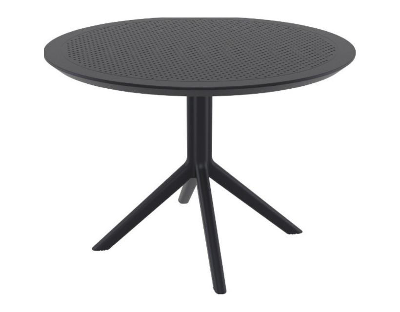 Стол Siesta 124 Sky Table Ø105 Black в интернет магазине мебели "Меблі Даром"