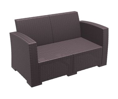 Диван, софа Siesta Ротанг (Monaco Lounge Sofa), арт. 832 Brown Диван, софа Siesta Ротанг (Monaco Lounge Sofa), арт. 832 Brown