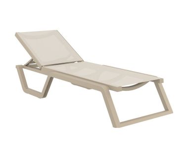 Шезлонг Rio от Турецкого производителя Siesta 082 Taupe-Taupe