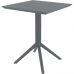 Стол Siesta складной 60*60 (Sky folding table), арт.114 Dark Grey в интернет магазине мебели "Меблі Даром"