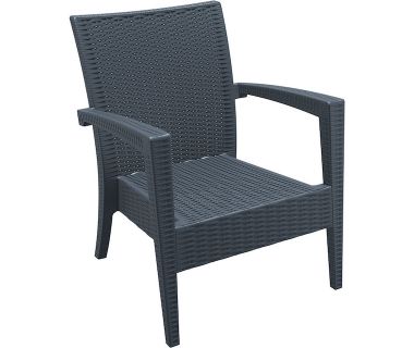 Крісло Siesta (Miami Lounge Armchair) Арт. 850 Dark Grey