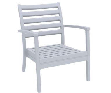 Крісло штабельоване Siesta Artemis XL 004 Silver-Grey