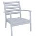 Крісло штабельоване Siesta Artemis XL 004 Silver-Grey в інтернет магазині меблів "Меблі Даром"