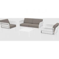 Комплект садових меблів Siesta, Portofino Lounge153 White