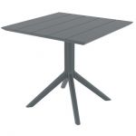 Стол Siesta 80*80 Paris 298 Dark Grey