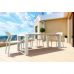 Стол Siesta 776 Vegas Extendible XL 100*260/300 White в интернет магазине мебели "Меблі Даром"