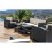 Крісло ротанг Siesta (Monaco Lounge Armchair), арт. 831 Dark Grey в інтернет магазині меблів "Меблі Даром"