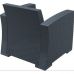 Крісло ротанг Siesta (Monaco Lounge Armchair), арт. 831 Dark Grey в інтернет магазині меблів "Меблі Даром"