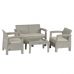 Комплект садових меблів Toscana Double Seat Set HK-955-Capucino в інтернет магазині меблів "Меблі Даром"