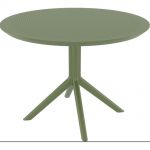 Стол Siesta 124 Sky Table Ø105 Olive Green