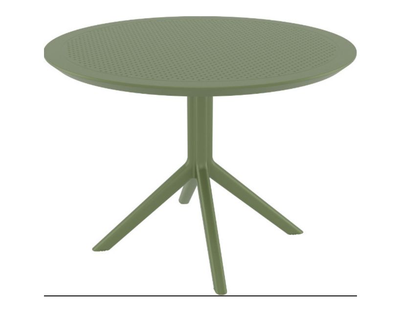 Стол Siesta 124 Sky Table Ø105 Olive Green в интернет магазине мебели "Меблі Даром"
