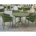 Стол Siesta 124 Sky Table Ø105 Olive Green в интернет магазине мебели "Меблі Даром"