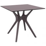 Стол Siesta с ротанговой ножкой (Ibiza Table 80) Арт. 863 Brown