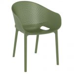 Кресло штабелированное Siesta 151 Sky Pro Olive Green