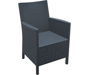 Крісло Siesta ротанг California арт. 806 Dark Grey