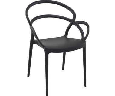 Крісло Siesta (Mila armchair), арт.085 Mila Black