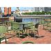 Стол Siesta 80*80, арт.106 Sky Olive Green в интернет магазине мебели "Меблі Даром"