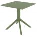 Стол Siesta 70*70, арт.108 Sky Olive Green в интернет магазине мебели "Меблі Даром"