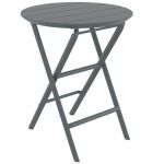 Стол Siesta складной 294 Helen Ø60 Dark Grey