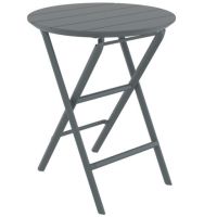 Стіл Siesta складний 294 Helen Ø60 Dark Grey