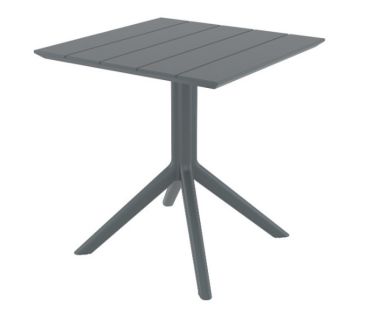 Стол Siesta 70*70 Paris 296 Dark Grey