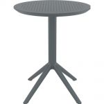 Стол Siesta складной 121 Sky Gray Ø60