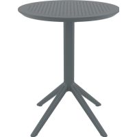 Стол Siesta складной 121 Sky Gray Ø60