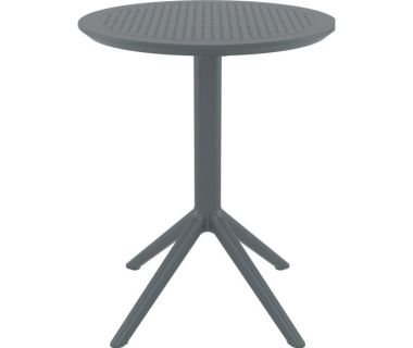 Стол Siesta складной 121 Sky Gray Ø60