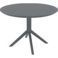 Стол Siesta 124 Sky Table Ø105 Dark Grey
